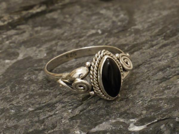 Silberring mit Onyx